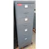 Image 1 : Gray Metal 4 Drawer File Cabinet