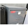 Image 2 : Gray Metal 4 Drawer File Cabinet
