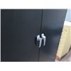 Image 2 : Tennsco Tall Metal 2 Door Storage Cabinet w/ Inner Shelves