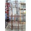 Image 1 : Metal Wire 4 Tier Shelf w/ Swirl Design