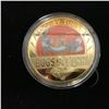 Image 2 : LOONEY TUNES 80 YEARS OF BUGS BUNNY GOLD PLATED COIN w/ CASE