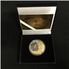 Image 1 : 80 YEARS OF BATMAN GOLD PLATED COIN w/ CASE