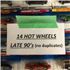 Image 2 : LATE 90'S HOT WHEELS LOT (14)