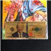 Image 2 : THE WALKING DEAD #1 (IMAGE COMICS) w/ DONALD TRUMP GOLD FOILED NOVELTY BANK NOTE