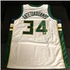 Image 1 : GIANNIS ANTETOKOUNMPO SIGNED MILWAUKEE BUCKS JERSEY (JSA)