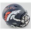 Image 2 : NOAH FANT SIGNED DENVER BRONCOS FULL-SIZE AUTHENTIC SPEED HELMET (COA)