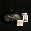 Image 1 : MICHAEL MOORER SIGNED BLACK EVERLAST BOXING GLOVE W/DOUBLE M INSCRIPTION (SCHWARTZ)