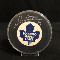 DARRYL SITTLER SIGNED TORONTO MAPLE LEAFS PUCK