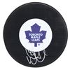 Image 1 : DOUG GILMOUR SIGNED TORONTO MAPLE LEAFS LOGO HOCKEY PUCK w/ COA