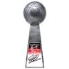 Image 1 : DENNIS RODMAN SIGNED BASKETBALL CHAMPION 14 INCH REPLICA SILVER TROPHY (BULLS) w/ COA