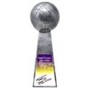 Image 1 : SHAQUILLE O’NEAL SIGNED BASKETBALL CHAMPION 14 INCH REPLICA SILVER TROPHY w/ COA