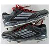 Image 2 : Braves Justin Upton Authentic Signed Game Used Adidas Custom Cleats (PSA/DNA COA)