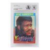 Image 1 : JOE GREENE SIGNED PITTSBURGH STEELERS 1971 TOPPS ROOKIE CARD #245 W/HOF’87 (BECKETT/AUTO GRADE 10)