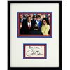 Image 1 : Barack Obama Authentic Signed & Framed 4.5x6.5 Cut Signature JSA