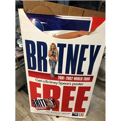 FULL SIZE BRITNEY SPEARS 2001-02 WORLD TOUR POSTER LOT