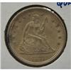 Image 1 : 1877-CC SEATED LIBERTY QUARTER