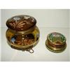 Image 1 : HAND PAINTED POWDER JARS