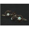 Image 1 : WHITE OPAL EARRINGS