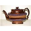 Image 1 : COPPER LUSTER TEAPOT