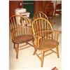 Image 1 : OAK WINDSOR ARM CHAIRS