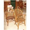 Image 2 : OAK WINDSOR ARM CHAIRS