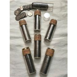 Group of 1960's Jefferson & Monticello United States Nickels, Safe Rolls