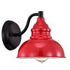Image 1 : Red Industrial Style Camp Light Sconce