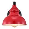 Image 2 : Red Industrial Style Camp Light Sconce