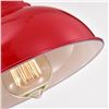 Image 3 : Red Industrial Style Camp Light Sconce