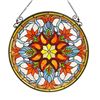 Image 1 : Stained Art Glass Hanging Window Panel