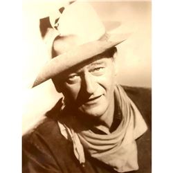 John Wayne Western Sepia Tone Photo Print