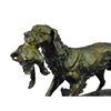 Image 4 : After Barye, Hunting Dog With Bird Bronze Sculpture