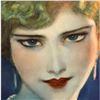 Image 1 : Art Deco Lady, Face, Color Digital Photo Print