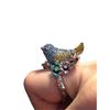 Image 4 : Swarovski Crystal Bluebird Ring