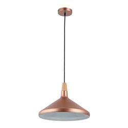 Mid Century Modern Style Rose Gold Pendant Light