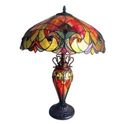 Tiffany Style Stained Glass Table Lamp