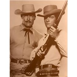 Lawman 1950's Western TV Show Sepia Photo Print