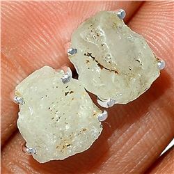 Libyan Desert Glass Sterling Earrings