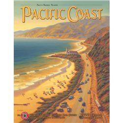 Pacific Coast Rail System Metal Sign
