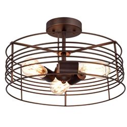 Industrial Style Ceiling Fixture Light