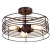 Image 1 : Industrial Style Ceiling Fixture Light