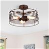 Image 3 : Industrial Style Ceiling Fixture Light