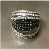 Image 1 : Crystal & Marcasite Grill Form Ring