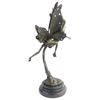 Image 1 : Signed Butterfly Fairy Bronze Sculpture