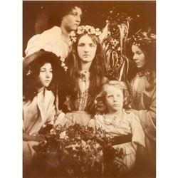 May Day Sepia Tone Photo Print