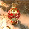 Image 3 : Russian Faberge-style Royal Chanticleer Trinket Jewel Box Egg Clock