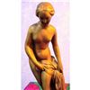Image 4 : Vintage Gilt Chalkware Statue, Classical Greek Nude
