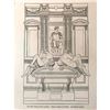 Image 2 : 19thc Line Drawing Bookplate Print, Tomb of de' Medici, Florence