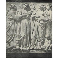 Vintage c1920â€™s Half-tone Print, Florence Italy, #232 Singing Boys