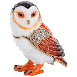 Little Brown Owl Trinket Jewel Box
